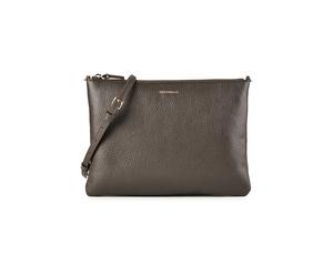 Coccinelle Best Bolsa de hombro Piel natural 28 cm gris