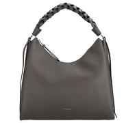 COCCINELLE Cuero bolso de hombro Boheme Grana Double Shoulder Bag Fango/Honey verde oscuro