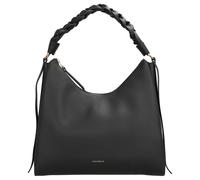 COCCINELLE Boheme Grana Double Shoulder Bag L Noir / Cognac