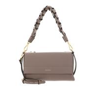 COCCINELLE Boheme Grana Double Shoulder Bag Warm Taupe / Rosette