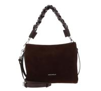 COCCINELLE Boheme Handbag Suede Grainy Leather Brunette/Brunet