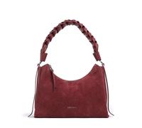 Coccinelle Boheme Suede Bolso de hombro rojo oscuro, Rauleder, mujer
