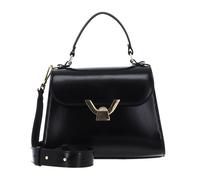 COCCINELLE bolsa para cadáveres cruz Dew Shiny Calf Leather Handbag Noir