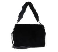 COCCINELLE bolso bandolera Boheme Synthetic Fur Handbag Noir/Noir negro