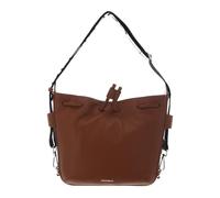 COCCINELLE bolso bandolera bolso de hombro Gretel Ribbon Crossbody Bag Cognac marrón