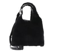 COCCINELLE bolso bandolera C-Easy Synthetic Fur Handbag Noir/Noir negro