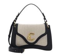 COCCINELLE C-Me Canvas Handbag Natural/Noir