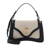 COCCINELLE bolso bandolera C-Me Canvas Handbag Natural/Noir negro