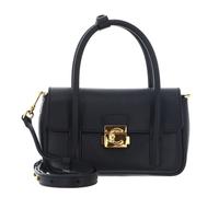 COCCINELLE bolso bandolera C-Me Lock Mini Bag Grained Leather Noir