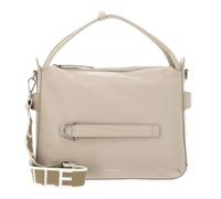 COCCINELLE bolso bandolera Gretel Ribbon Handbag Grained Leather Sandshell beige