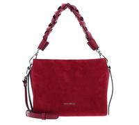 COCCINELLE bolso Boheme Handbag Suede Grainy Leather Sangria