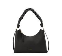 Coccinelle Boheme Grana Double Bolso de hombro negro, cuero, mujer
