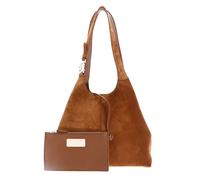 COCCINELLE bolso de hombro C-Easy Handbag Suede Cognac / Cognac