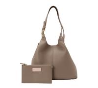 Coccinelle C-Easy Bolsa de hombro Piel natural 34 cm gris