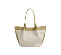 COCCINELLE bolso de hombro Finn Canvas Handbag Natural/Seagrass beige
