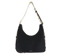 COCCINELLE bolso de hombro Raquel Handbag Double Grainy Leather Noir/Cognac negro