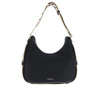 COCCINELLE bolso de hombro Raquel Handbag Double Grainy Leather Noir/Cognac negro