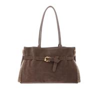 COCCINELLE bolso de hombro Sabine Soft Handbag Suede Le. / Eco Fur/Gra. Le War T/War. T/War marrón topo