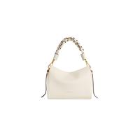 Coccinelle Bolso de hombro Boheme Grana Double en cuero graneado marfil