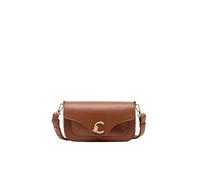 Coccinelle C-Me Bolsa de hombro Piel natural 26 cm marrón