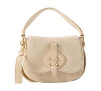 Coccinelle - Bolso de Mano de Ante y Cuero Graneado - Bags - Mujer - Beige - ONE SIZE -