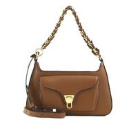 COCCINELLE bolso Grained Leather Handbag Cognac