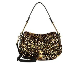 COCCINELLE bolso Magie Paillettes Handbag Golden / Noir