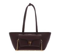 COCCINELLE bolso shopper Double Beat Grained Leather Handbag Berry