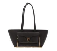 COCCINELLE bolso shopper Double Beat Grained Leather Handbag Fango