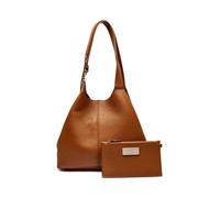Coccinelle - Bolso Tote de Piel Granulada L - Bags - Mujer - Marrón - ONE SIZE -
