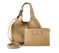 Coccinelle C-Easy Bolsa de hombro Piel 21 cm beige