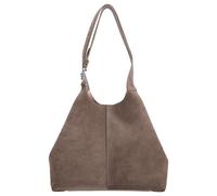 Coccinelle C-Easy Bolsa de hombro Piel natural 34 cm gris
