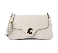Coccinelle C-Me Bolsa de hombro Piel natural 22 cm blanco