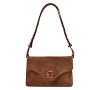 Coccinelle C-Me Bolsa de hombro Piel natural 26 cm marrón