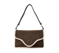 Coccinelle C-Me Bolsa de hombro Piel natural 33 cm verde oliva