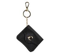 Coccinelle C-Me Colgante para bolso de piel, 8,5 cm negro