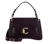 COCCINELLE C-Me Grained Leather Handbag Prune