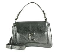 COCCINELLE C-Me Grained Leather Handbag Steel