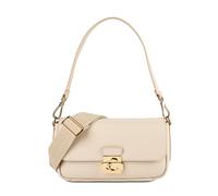 Coccinelle C-Me Lock Bolsa de hombro Piel natural 24 cm beige