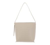 Coccinelle C-Me Lock Bolsa de hombro Piel 29 cm blanco