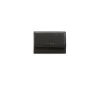 COCCINELLE Cuero Monedero Metallic Soft Wallet Grainy Leather Fango Verde Oscuro