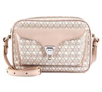 COCCINELLE Coat. Monogram Crossbody Bag Multi Blanc / Rosette