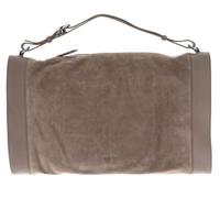 COCCINELLE Cuero Bolsa de Viaje Elinor Suede Bimaterial Handbag Warm Taupe/Warm Taupe marrón Topo