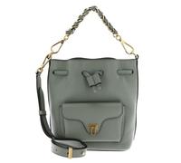 COCCINELLE Cuero bolsa para cadáveres cruz bolso de bandolera Beat Generatio Bucket Bag Greenery menta