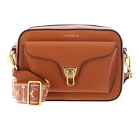 COCCINELLE Cuero bolso bandolera Beat Soft Ribb Crossbody Bag Grained Leather Crab marrón claro