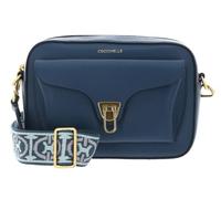 COCCINELLE Cuero bolso bandolera Beat Soft Ribb Crossbody Bag Grained Leather Deep Blue azul