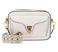 COCCINELLE Cuero bolso bandolera Beat Soft Ribb Crossbody Bag Grained Leather Pearl crema