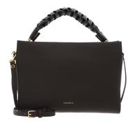 COCCINELLE Cuero bolso bandolera Boheme Grana Double Hand Bag Fango/Honey verde oscuro