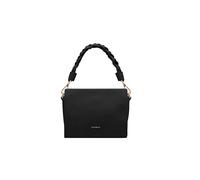 COCCINELLE Cuero bolso bandolera bolso de hombro Boheme Grana Double Crossbody Double Grainy Leather Noir/Cognac negro