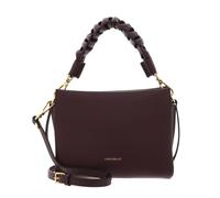 COCCINELLE Cuero bolso bandolera bolso de hombro Boheme Grana Double Crossbody Double Grainy Leather Berry/Wint. Rose morado oscuro